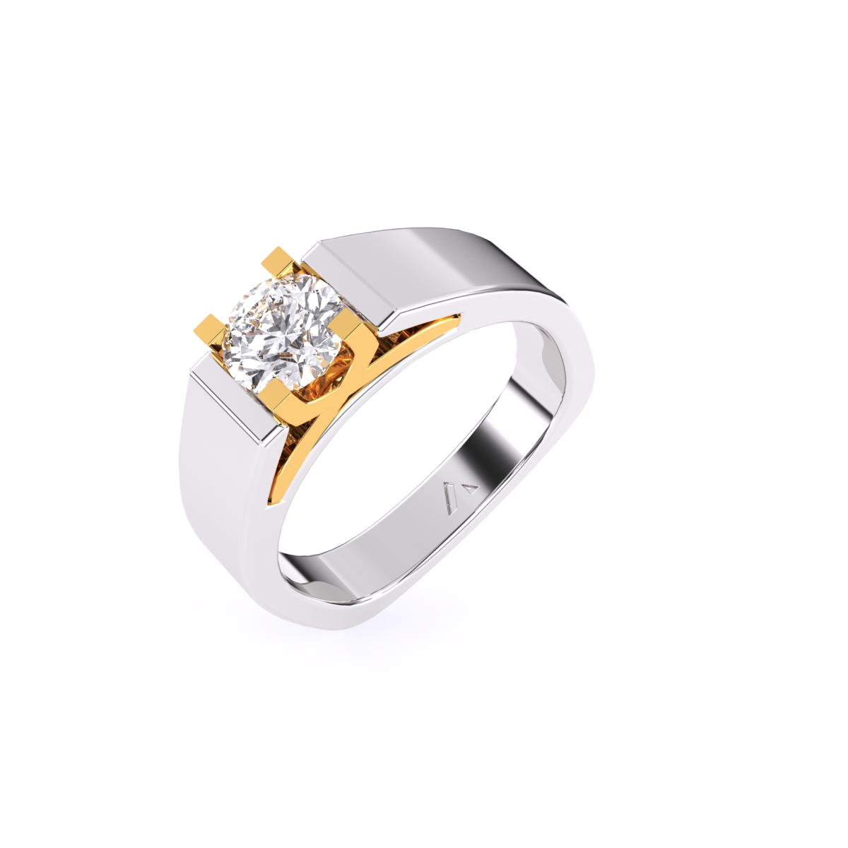 Classic Round Lab Grown Solitaire Diamond Ring